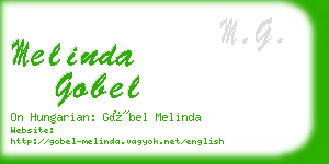 melinda gobel business card